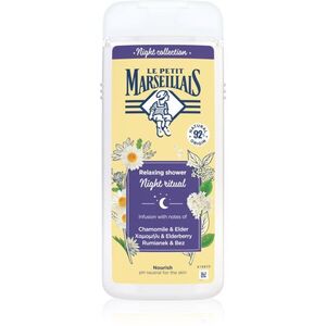 Le Petit Marseillais Night Collection Chamomile & Elder relaxáló tusfürdő gél 650 ml kép