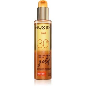 Nuxe Sun Sun Oil Gold SPF 30 napolaj arcra és testre élénkítő hatással SPF 30 150 ml kép