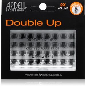 Ardell Double Up Trios 2xVolume ragasztható tincses műszempillák Medium 32 db kép