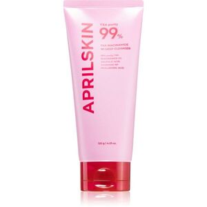 APRILSKIN TXA Niacinamide 99 Deep Cleanser tisztító és szemlemosó hab a mitesszerek ellen 120 g kép