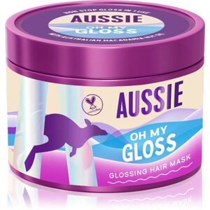 Aussie Oh My Gloss Glossing Hair Mask bőrvilágosító hidratáló maszk hajra 500 ml kép