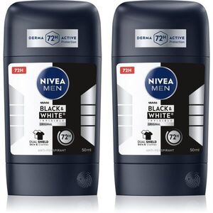 NIVEA MEN Black & White Invisible Original izzadásgátló stift takarékos kiszerelés kép