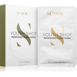 SUNEWMED+ Youth Shot Regenerating Glow Face Sheet Mask arcmaszk a bőr regenerációjára 6 db kép