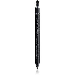 Armani Smooth Silk Waterproof Eye Pencil vízálló szemceruza applikátorral árnyalat 01 Black 1.2 g kép