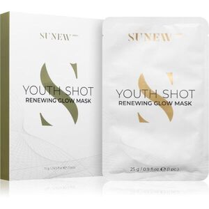 SUNEWMED+ Youth Shot Regenerating Glow Face Sheet Mask arcmaszk a bőr regenerációjára 3 db kép