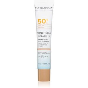Dermedic Sunbrella Protective Tinted Fluid védő tonizáló krém arcra SPF 50+ 40 ml kép