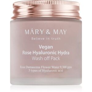Mary&May Rose Hyaluronic Hydra Wash off Pack intenzíven hidratáló maszk nyugtató hatással 125 g kép