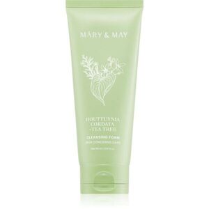 Mary&May Houttuynia Cordata + Tea Tree Cleansing Foam mélyisztító hab az arcbőr megnyugtatására 150 ml kép