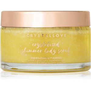Crystallove Clear Quartz Shimmer Body Scrub testpeeling 200 g kép