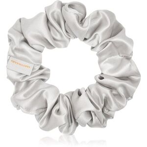 Crystallove Silk Scrunchie selyem hajgumi Silver 1 db kép