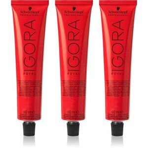 Schwarzkopf Professional IGORA Royal hajfesték takarékos kiszerelés árnyalat 6-0 Dark Blonde Natural 3x60 ml kép