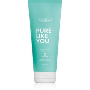 ICONIQUE Professional PURE LIKE YOU Deep Cleansing & Refreshing Scrub tisztító peeling zsíros fejbőrre 200 ml kép