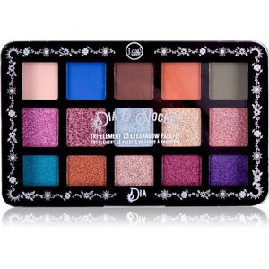 J.Cat Beauty Dia & Noche szemhéjfesték paletta árnyalat 101 Dia 16 g kép