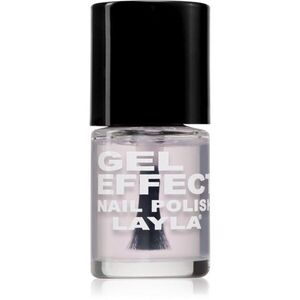 Layla Cosmetics Gel Effect géles körömlakk UV/LED lámpa használata nélkül árnyalat n. 19 Top Coat 10 ml kép