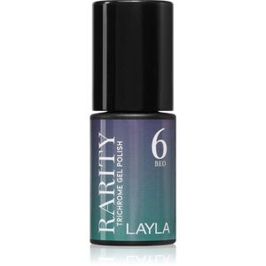 Layla Cosmetics Rarity gél körömlakk UV / LED-es lámpákhoz árnyalat n.6 5 ml kép