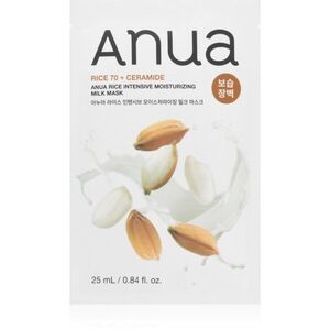 Anua Rice Intensive Moisturizing Milk Mask tápláló gézmaszk élénk és hidratált bőr 25 ml kép