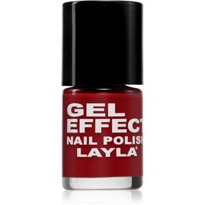 Layla Cosmetics Gel Effect géles körömlakk árnyalat N.06 Power Red 10 ml kép