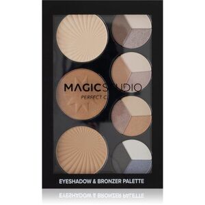 Magic studio Eyeshadow & Bronzer Palette multifunkciós arc paletta 23 g kép