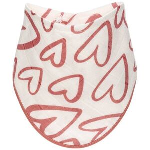 T-TOMI BIO Bamboo Bibs Pink Hearts előke 27 x 42 cm 1 db kép