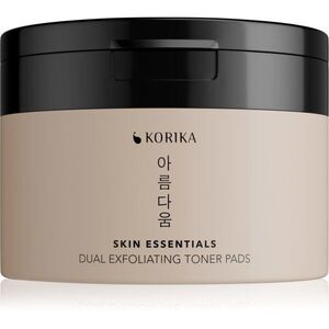 KORIKA Skin Essentials Dual Exfoliating Toner Pads kétoldalú hámlasztó korongok 20 db kép