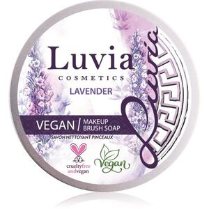 Luvia Cosmetics Lavender Brush Soap tisztító szappan kozmetikai ecsetekre 100 g kép