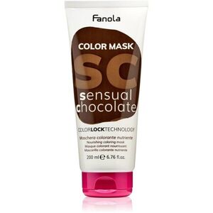 Fanola Color Mask színező pakolás hajra SENSUAL CHOCOLATE 200 ml kép