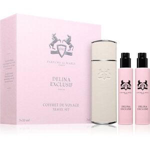 Parfums De Marly Delina Exclusif Travel Set utazási készlet tokkal hölgyeknek kép