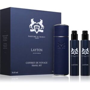 Parfums De Marly Layton Travel Set utazási készlet tokkal uraknak kép