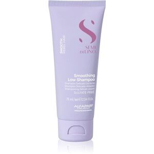 Alfaparf Milano Semi di Lino Smooth kisimító sampon a rakoncátlan és töredezett hajra 75 ml kép
