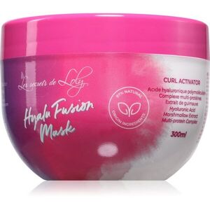 Les Secrets De Loly Hyalu Fusion Mask haj maszk a loknik aktiválására 300 ml kép