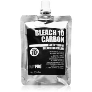 Kaypro Bleach 10 Carbon Anti Yellow Bleaching Cream élénkítő krém hajra 250 g kép