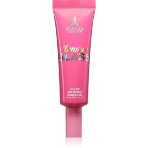 Jeffree Star Cosmetics Glimmer Glass Face & Body Highlighter folyékony bőrélénkítő testre és arcra árnyalat Glistening Gold 45 ml kép