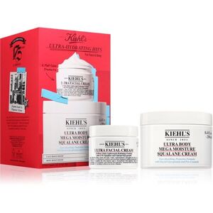 Kiehl's Ultra Body Mega Moisture Squalane Cream ajándékszett testre és arcra hölgyeknek kép