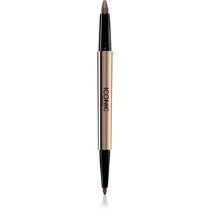 ICONIC London Smokey Eye Duo Kajal kétoldalas szemceruza árnyalat Chocolate Brown 0.85 g kép