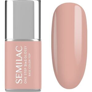 Semilac One Step 3in1 Glossy géles körömlakk árnyalat 450 Light Peach 7 ml kép
