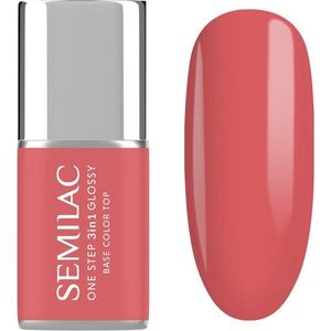 Semilac One Step 3in1 Glossy géles körömlakk árnyalat 690 Coral Pink 7 ml kép