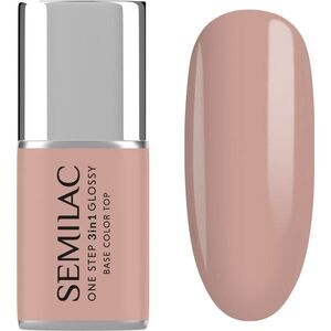 Semilac One Step 3in1 Glossy géles körömlakk árnyalat 210 French Beige 7 ml kép