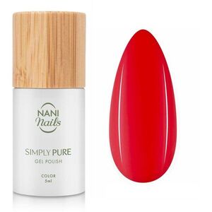 NaniNails Simly Pure gél körömlakk UV / LED-es lámpákhoz árnyalat Fresh Red 5 ml kép