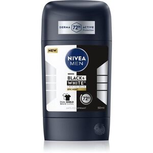 NIVEA MEN Black & White Epic Night izzadásgátló stift uraknak 50 ml kép