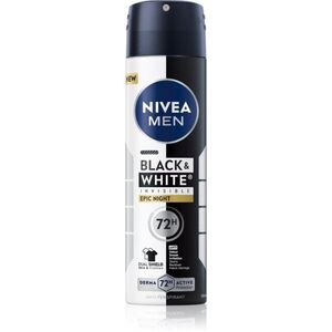 NIVEA MEN Black & White Epic Night izzadásgátló spray uraknak 150 ml kép