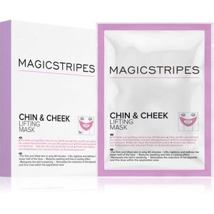 MAGICSTRIPES Chin & Cheek Lifting Mask erősítő hidrogélmaszk a nyakra és az arcra 5 db kép