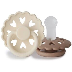 FRIGG Fairytale Round Silicone 2-Pack Size 2 cumi The Ugly Duckling/The Emperors New Clothes 2 db kép