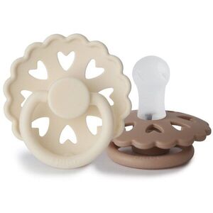 FRIGG Fairytale Round Silicone 2-Pack Size 1 cumi The Ugly Duckling/The Emperors New Clothes 2 db kép