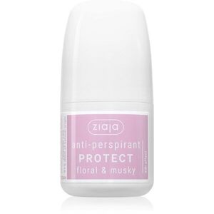 Ziaja Antiperspirant Protect izzadásgátló roll-on illatok Floral & Musky 60 ml kép