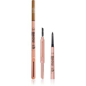 J.Cat Beauty Brow-LA szemöldök ceruza kefével árnyalat 103 Medium Cool Brown 0.08 g kép