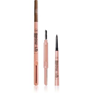 J.Cat Beauty Brow-LA szemöldök ceruza kefével árnyalat 102 Warm Caramel 0.08 g kép