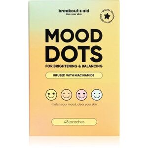breakout + aid MOOD DOTS tapasz problémás bőrre niacinamiddal 48 db kép