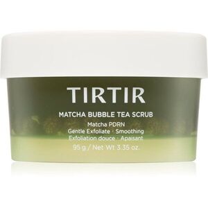 TIRTIR Matcha Bubble Tea Scrub finoman tisztító peeling nyugtató hatással 95 g kép