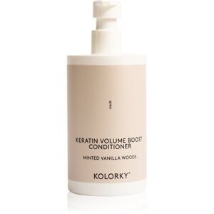 Kolorky Keratine Volume Boost Conditioner kondicionáló a hajtérfogat növelésére Minted Vanilla Woods 390 ml kép