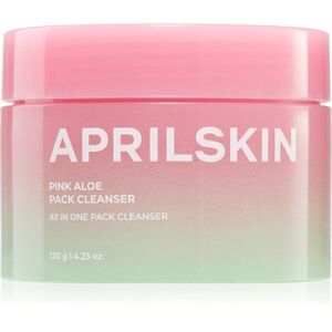 APRILSKIN Pink Aloe Pack Cleanser lemosó és tisztító balzsam hidratáló hatással 120 g kép